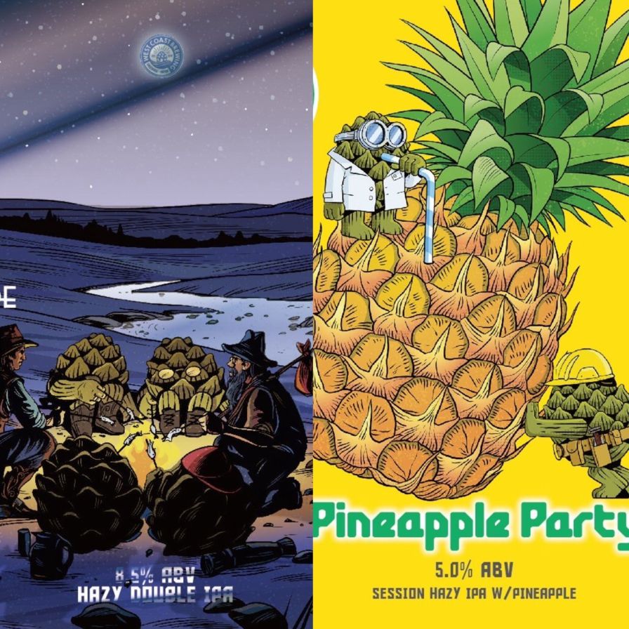 『 Juicy Comrades 』 Hopstories 2 x 2本 + Pineapple Party x 2本