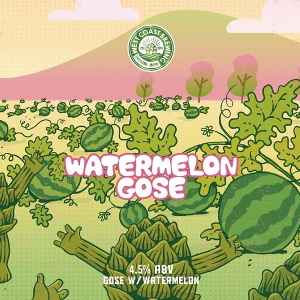 『 Watermelon Gose（Gose w/Watermelon）』 / 500mL x 4本