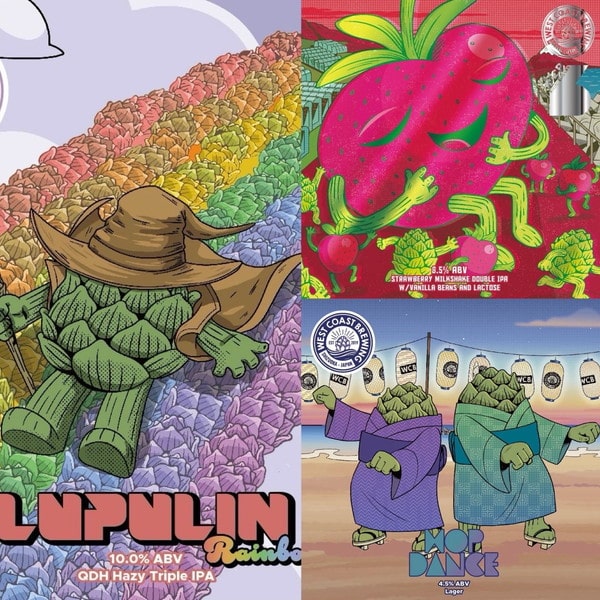 『 Annivibe 6 』 Lupulin Rainbow x 2本 + Strawberry Fruit Monster x 1本 + Hop Dance x 1本