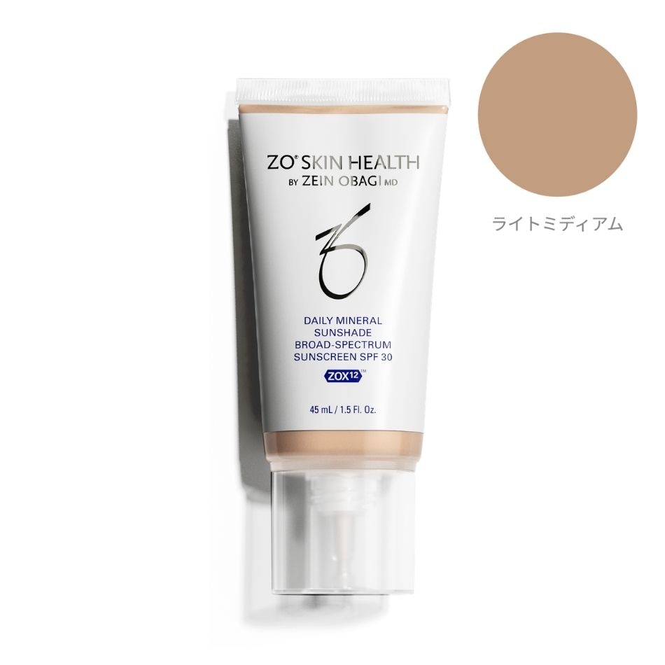ゼオスキンヘルス デイリーミネラルサンスクリーン ライトミディアム SPF30（45ｍL） ZO SKIN HEALTH