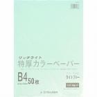 特厚カラー　B4ライトブルー50枚P　TC-B42|コピーペーパー|OAサプライズ