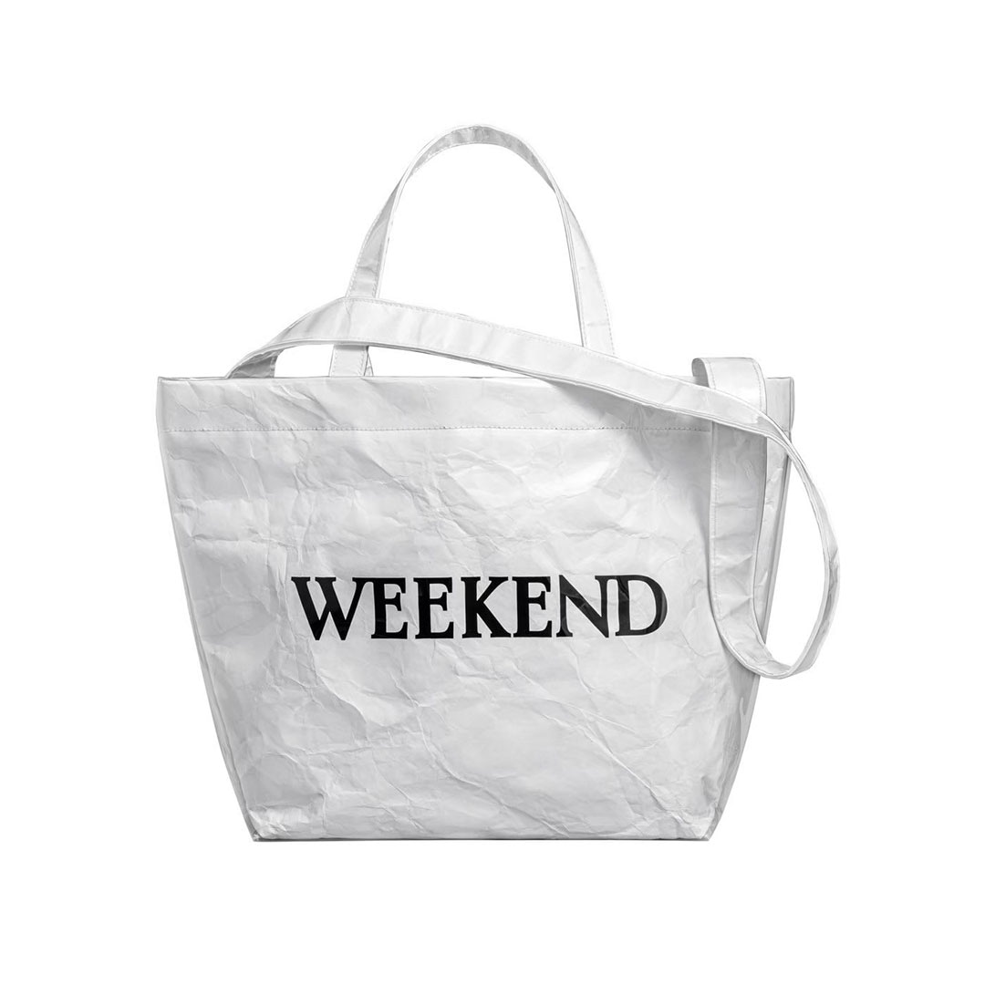 【THE WEEKEND HOTEL】PVCBag(THE)WHITE PVCBag(WEEKEND)WHITE | TRAVEL GOODS | THE WEEKEND HOTEL