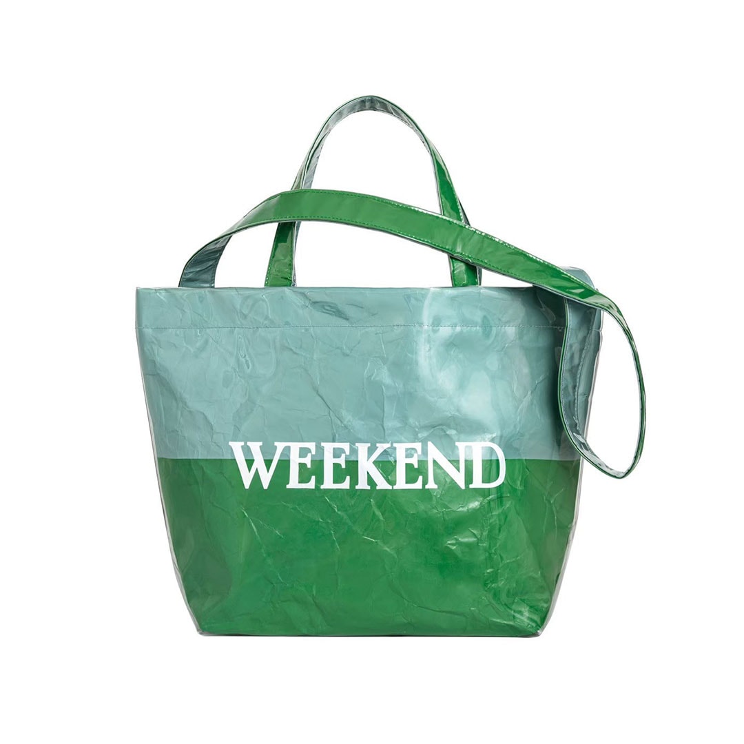 限定】PVCBag(WEEKEND)LIGHT BLUE×GREEN | Limited Edition | THE