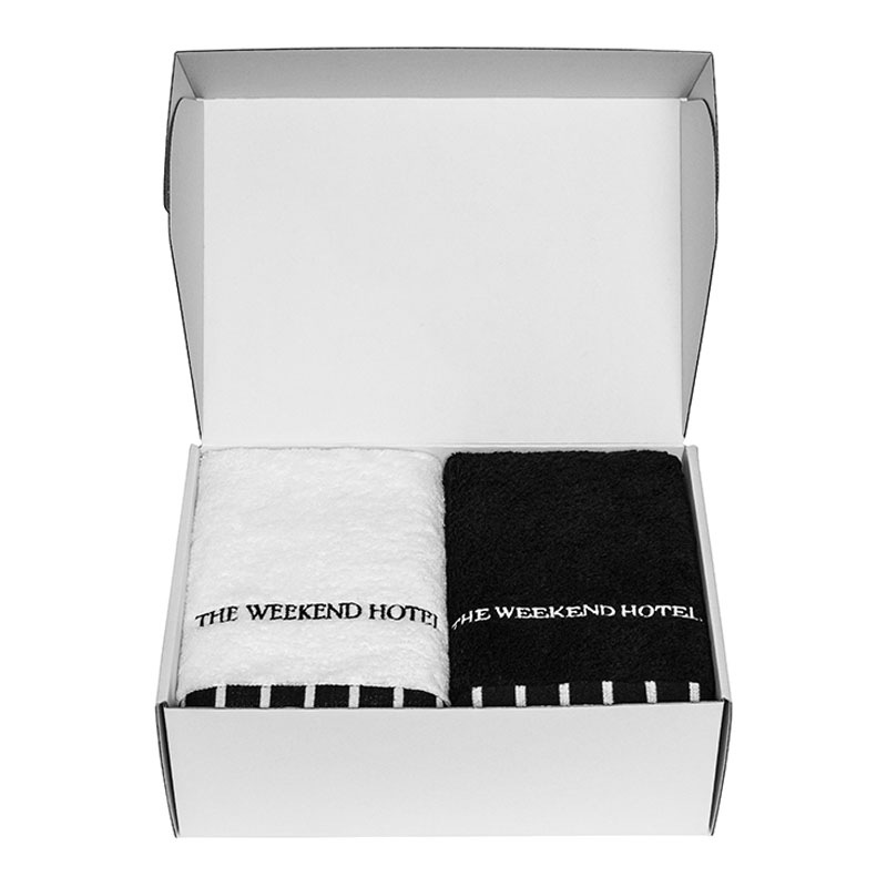 BathTowel GIFTBOX(Msize White,Msize Black)2å