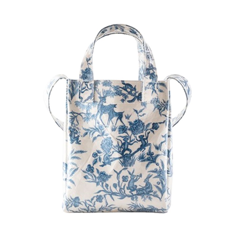 New/PVCBag(THE)Toile de Jouy(XSsize)