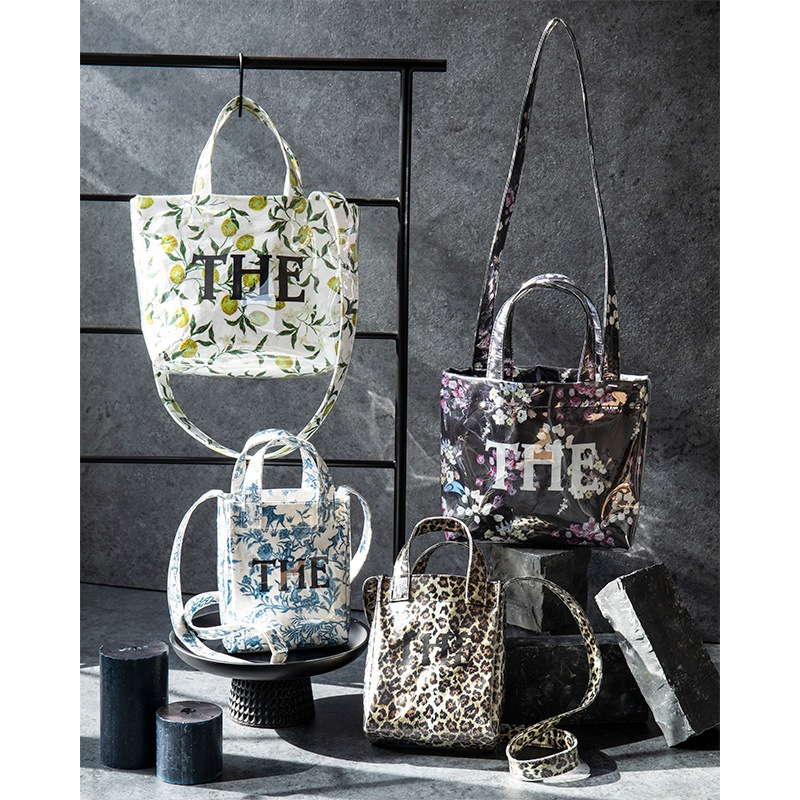 New/PVCBag(THE)Toile de Jouy(XSsize)