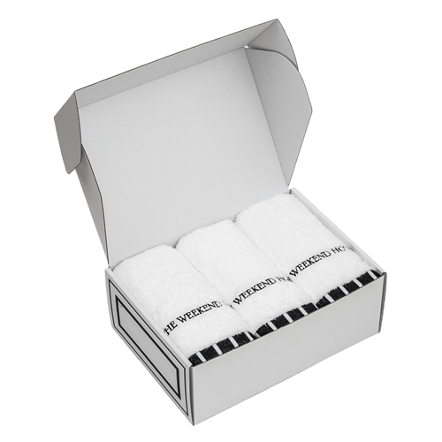 BathTowel GIFTBOX(Msize White)3å