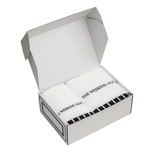 BathTowel GIFTBOX(Msize White,Lsize White)2å