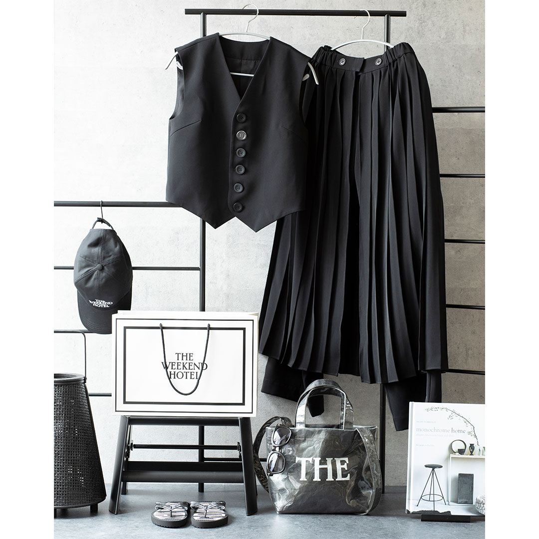 Vest2way PleatedSkirtPants