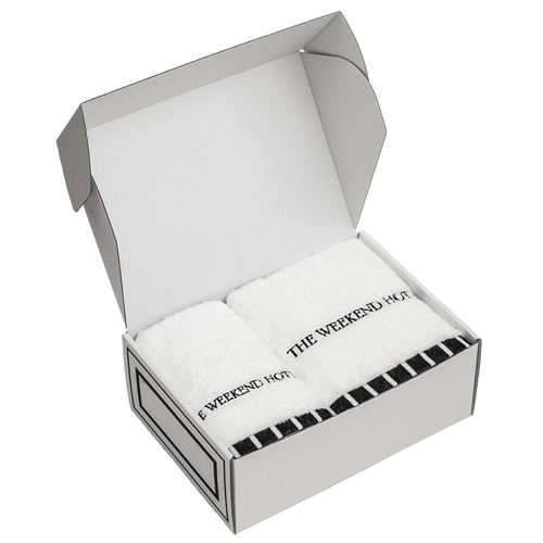 BathTowel GIFTBOX(Msize White,Lsize White)2å