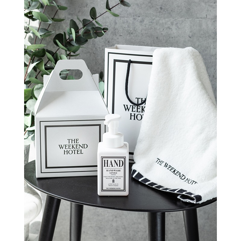 BathTowel(Msize White)&HAND WASH(LEMONGRASS)GIFTBOX