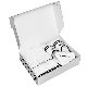 Towel&Slippers GIFTBOX(HandTowel(XSsize),BathTowel(Msize WhiteLsize White),OpenToeSlippers)4å
