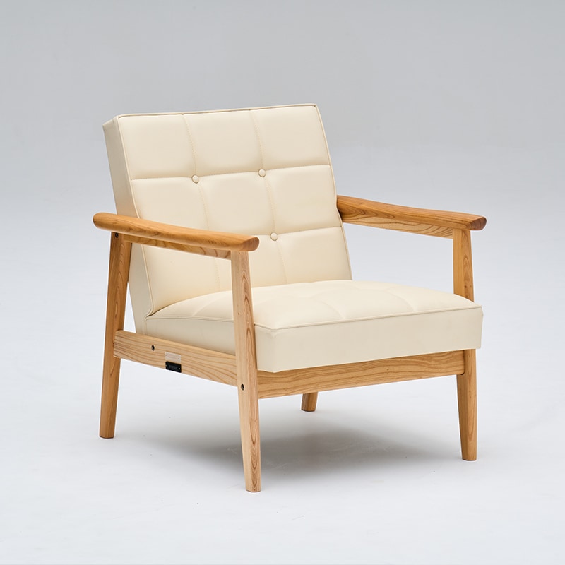 Ｋチェア1シーター 欅(ケヤキ)