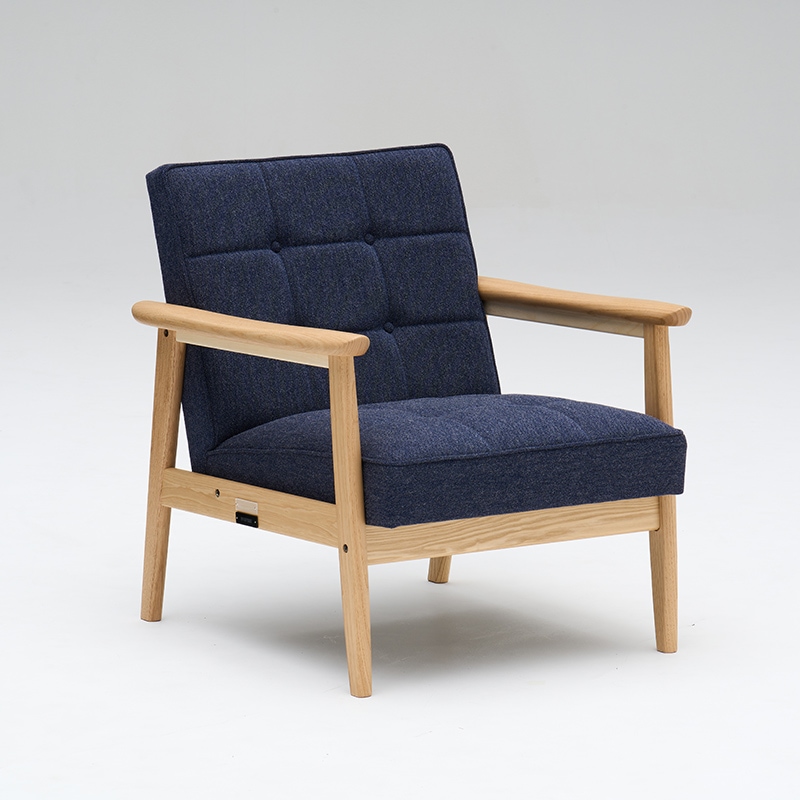 Ｋチェア1シーター 栗(クリ)