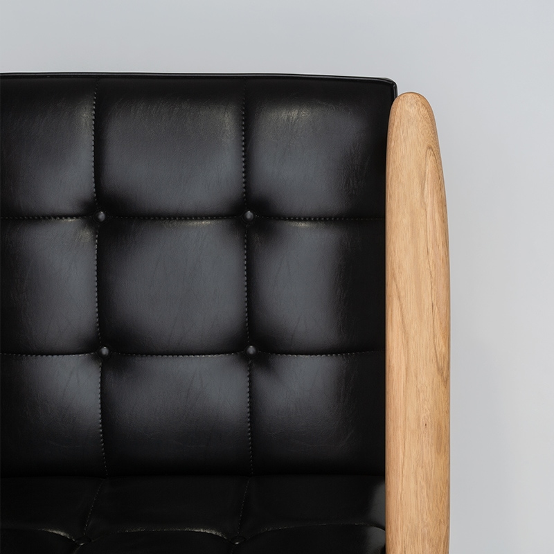 Ｋチェア2シーター 胡桃(クルミ)