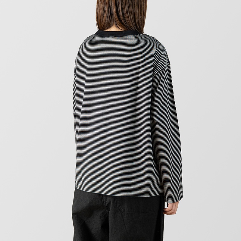 BOTTLE NECK L/S T-SHIRT