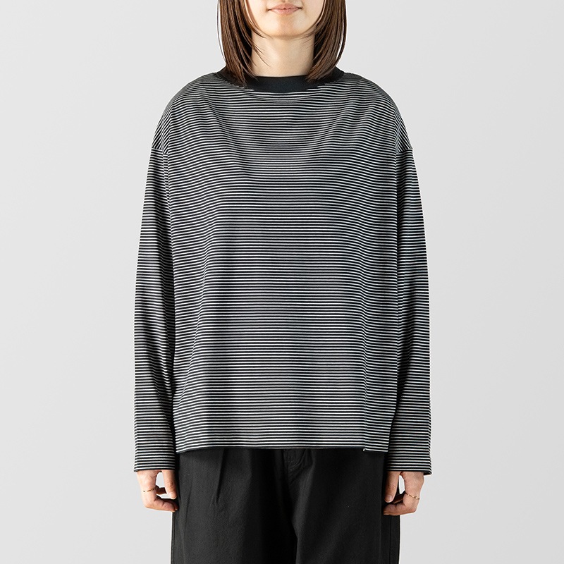 BOTTLE NECK L/S T-SHIRT