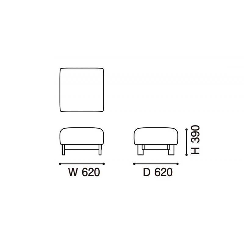 Elephant Sofa Ottoman エレファントソフ
