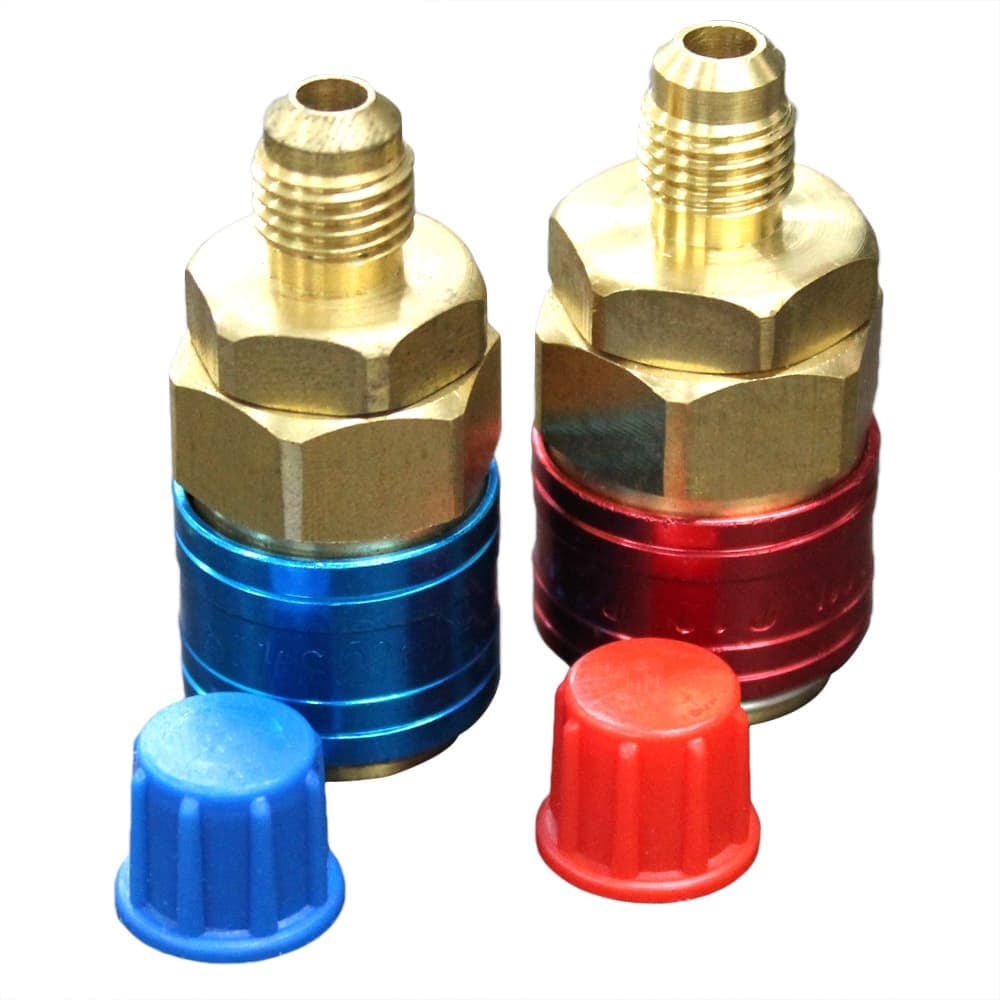 R134a クイックカプラー 低圧用 高圧用 セット【送料無料】 | 工具