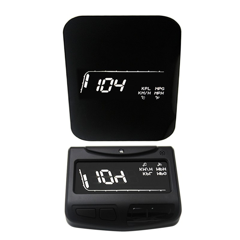 AUTOGAUGE】HUD ヘッド アップ ディスプレイ OBD2 連動 ワーニング機能 