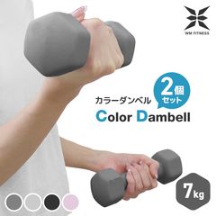 ��WM Fitness�� ���顼����٥� ( 7kg x 2�ĥ��å� ) 4��Ÿ�� ����٥� ����̵��