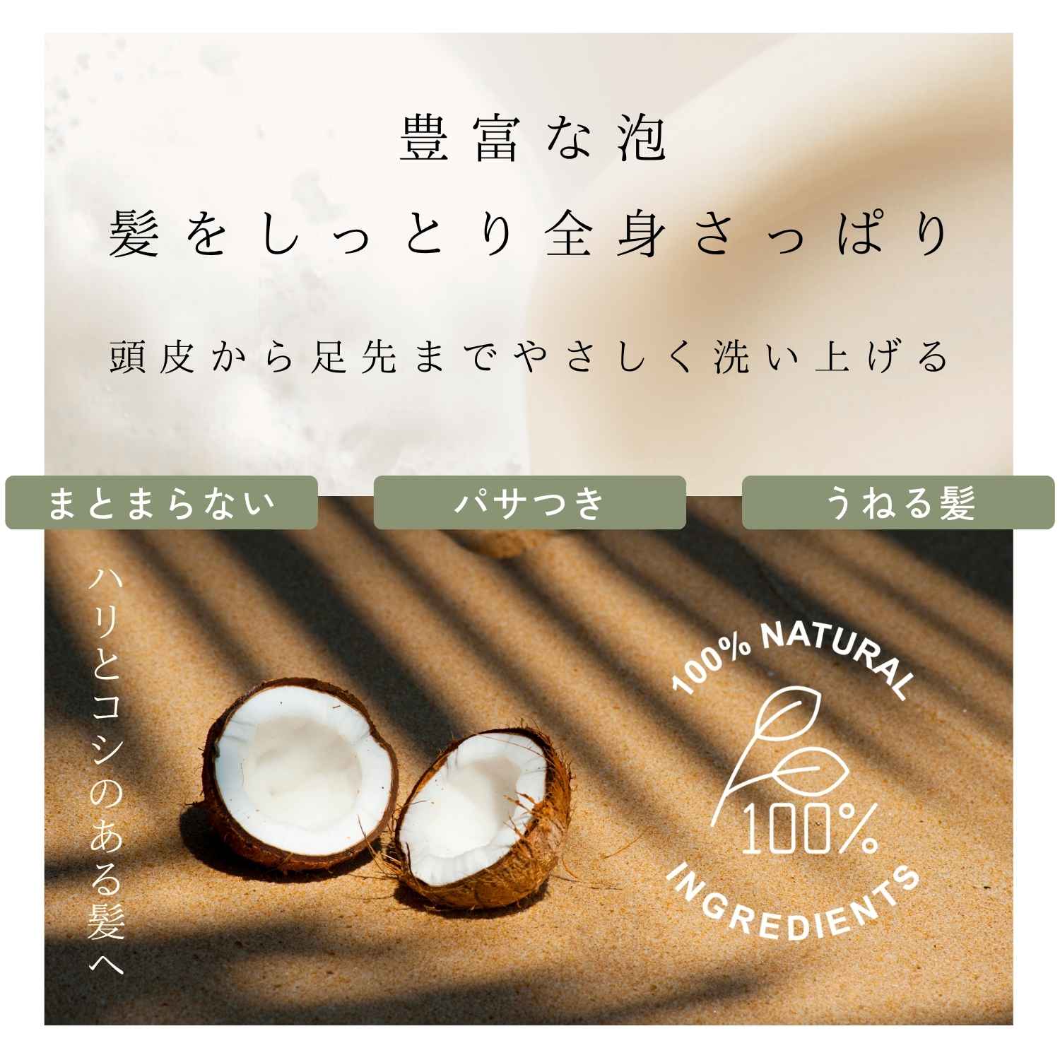 ルーカ 全身シャンプー / ドライ＆ダメージ髪・乾燥＆敏感肌