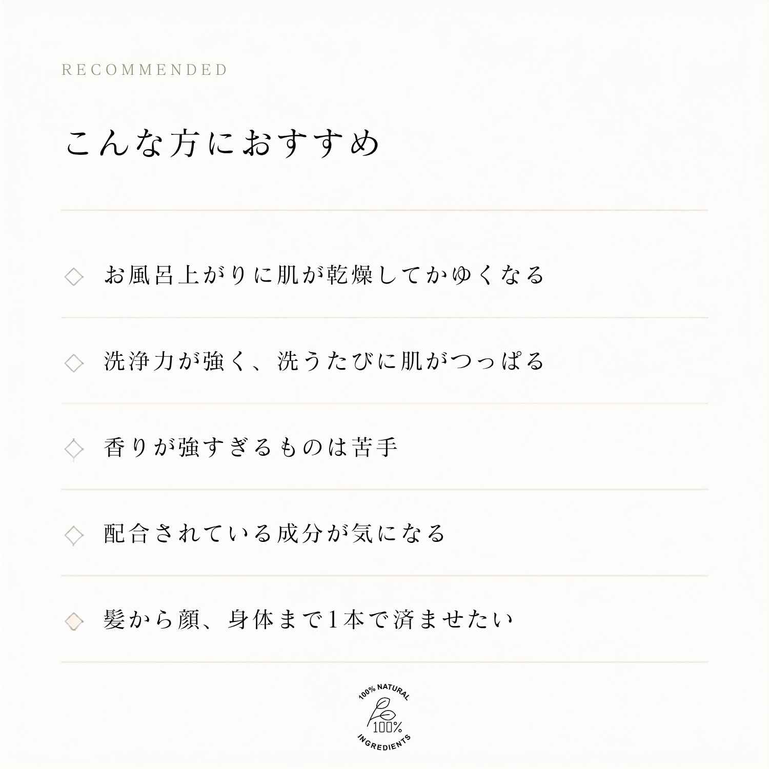 ルーカ 全身シャンプー / ドライ＆ダメージ髪・乾燥＆敏感肌