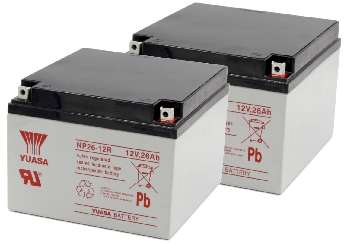 台湾 YUASA ユアサ NP26-12B 小形制御弁式鉛蓄電池 新品 シールド