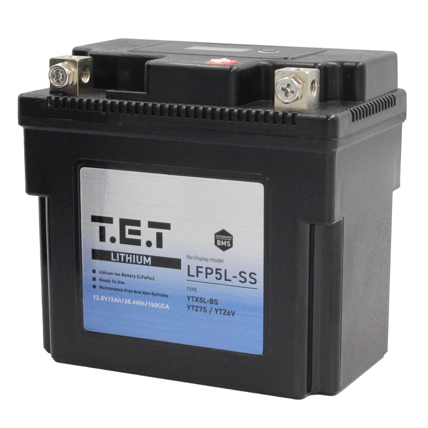 T.E.T LFP5L-SS 超軽量 リチウムイオンバッテリー YTX5L-BS YTZ7S互換