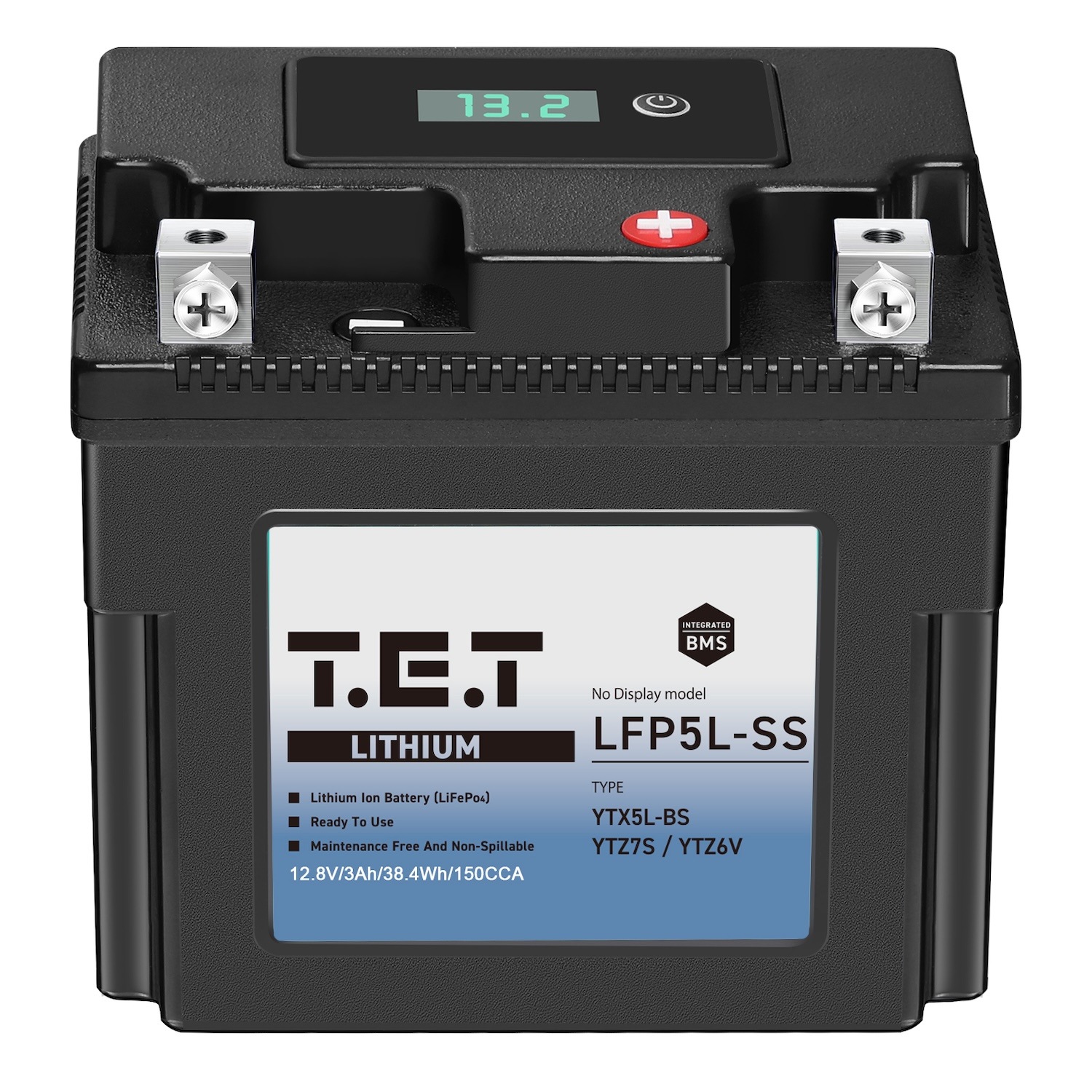 T.E.T LFP5L-SS 超軽量 リチウムイオンバッテリー YTX5L-BS YTZ7S互換