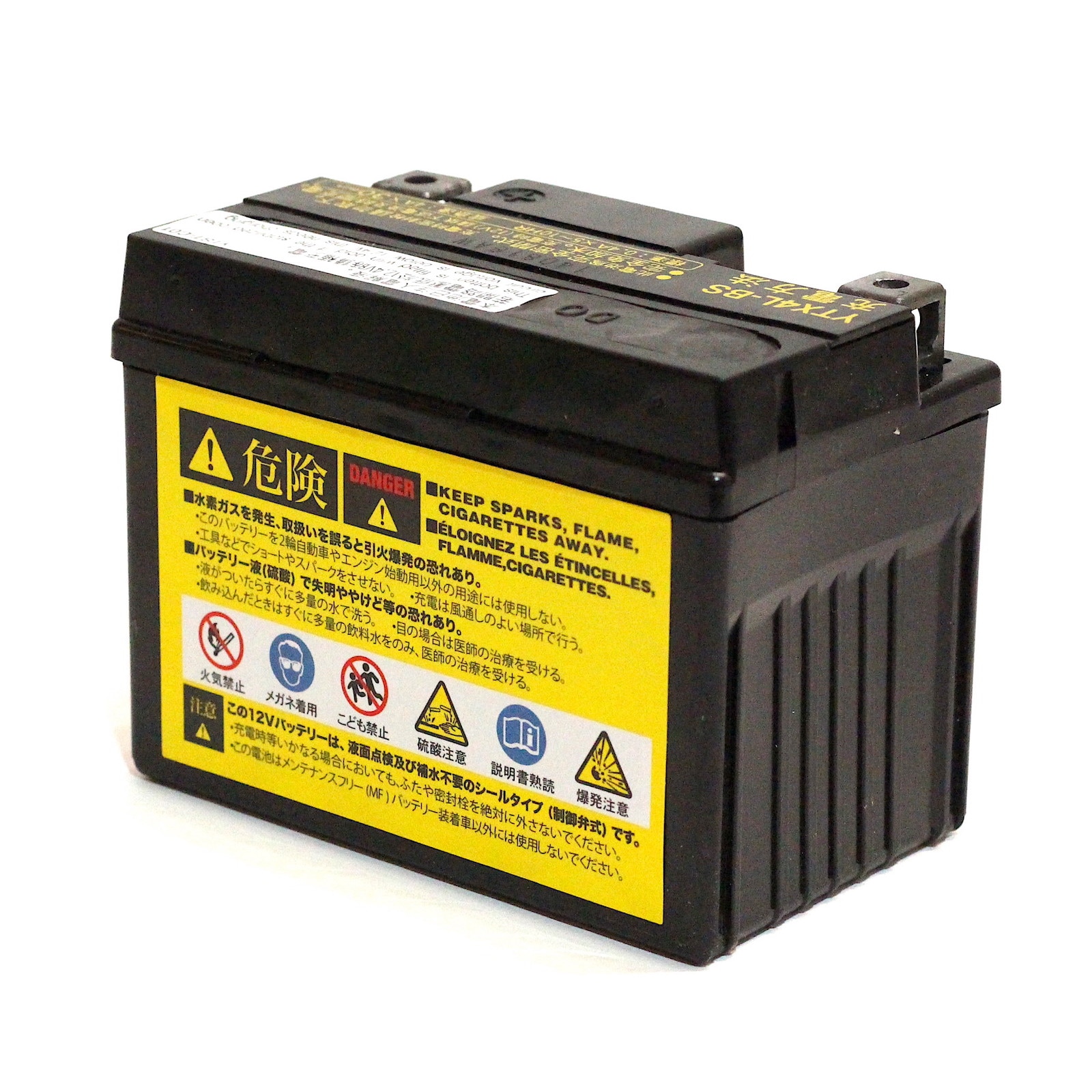 【新品 送料込】YTX4L-BS/YT4L-BS バッテリー 台湾ユアサ バイク : TAIWAN YUASA [ 台湾ユアサ ] シールド型 バイク用