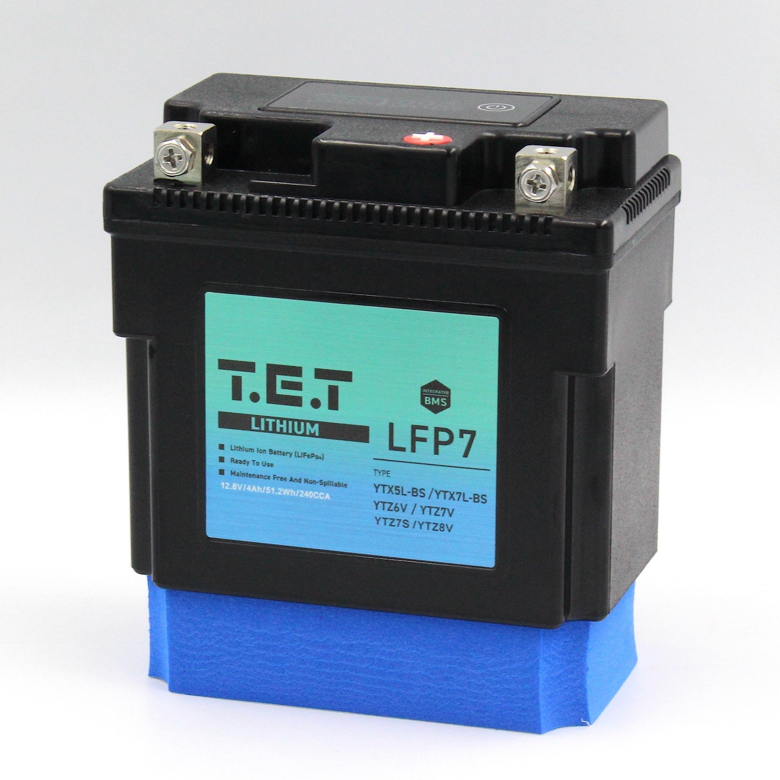 T.E.T LFP7L 超軽量 リチウムイオンバッテリーYTX7L-BS / YTX5L-BS