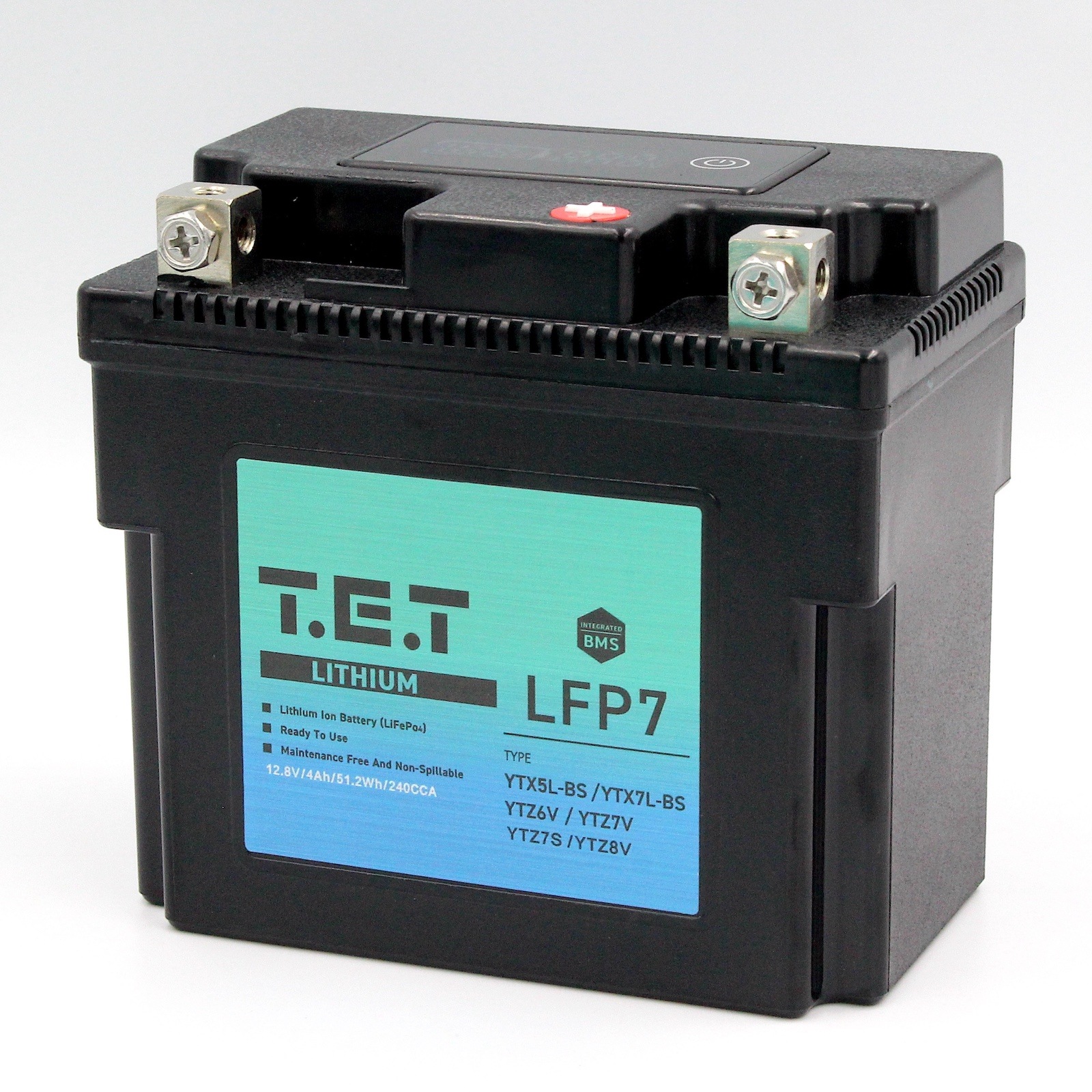 T.E.T LFP7L 超軽量 リチウムイオンバッテリーYTX7L-BS / YTX5L-BS