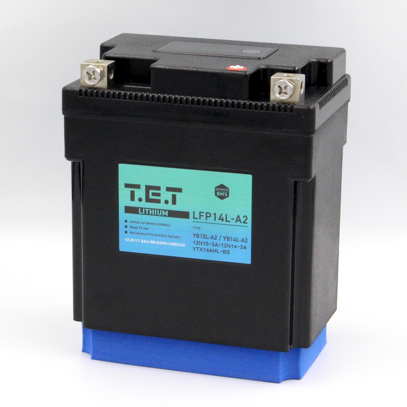 T.E.T LFP14L-A2 超軽量 リチウムイオンバッテリーYB10L-A2 / YB14L-A2