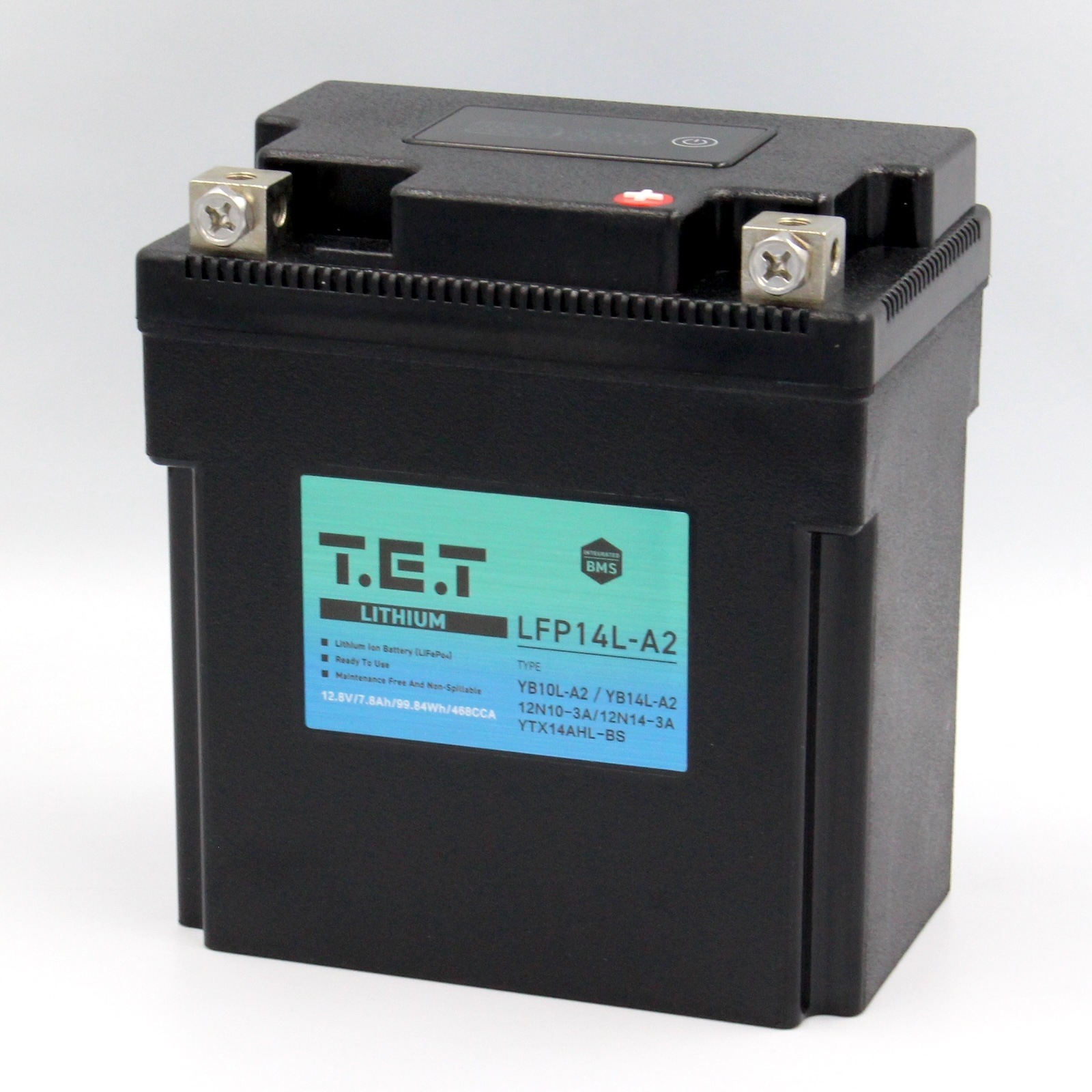 T.E.T LFP14L-A2 超軽量 リチウムイオンバッテリーYB10L-A2 / YB14L-A2