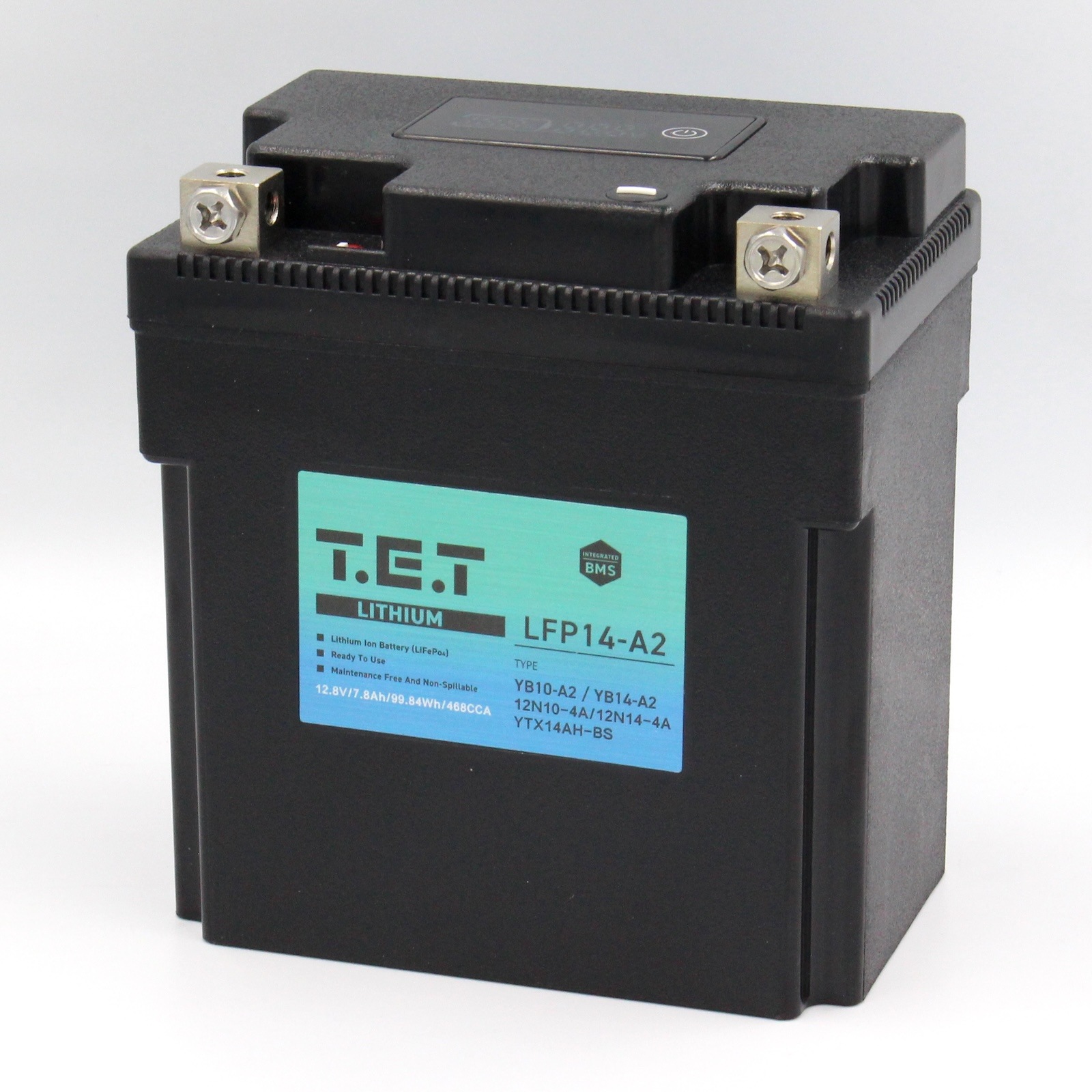 T.E.T LFP14-A2 超軽量 リチウムイオンバッテリーYB10-A2 / YB14