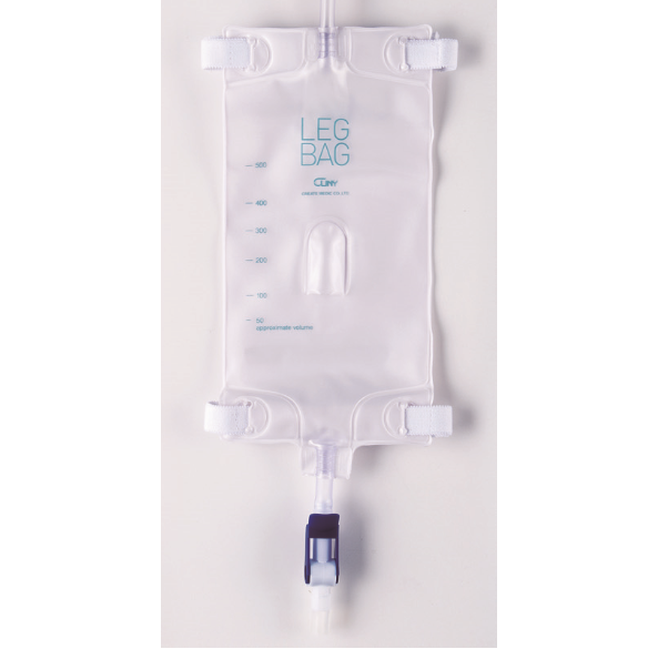 クリニーレッグバッグ NSタイプ 500ml 未滅菌 バラ