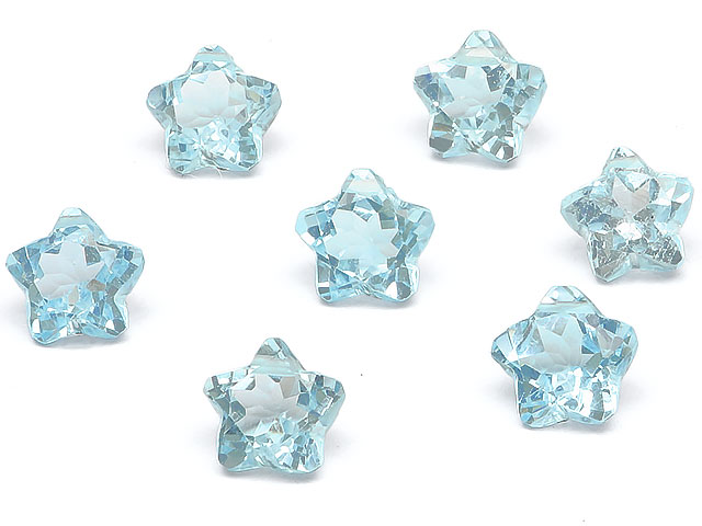 形状から探す,星型 | 【粒販売】スカイブルートパーズ スターカット