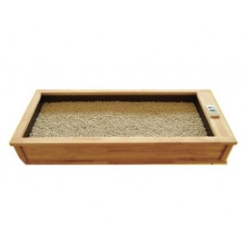 暖暖ふっと（Dandan Futto）｜水を使わない乾式足温器｜国産セラミックボール内蔵で遠赤外線効果｜タイマー・温度設定機能付き｜福祉施設・リラクゼーション向け