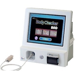 血管年齢・ストレス測定器 ボディチェッカー【一般医療機器・クラスⅠ】加速度脈波＆心拍間変異測定｜左手指先だけで自律神経バランスと血管老化度を簡単チェック｜レンタル対応可・イベント・施設向けに最適