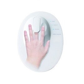 AGEsセンサ（最終糖化産物測定器）RQ-1201J-SET｜非採血・指先測定で生活習慣の影響を数値化する先進型健康チェック機器｜美容・医療・薬局・イベント向け