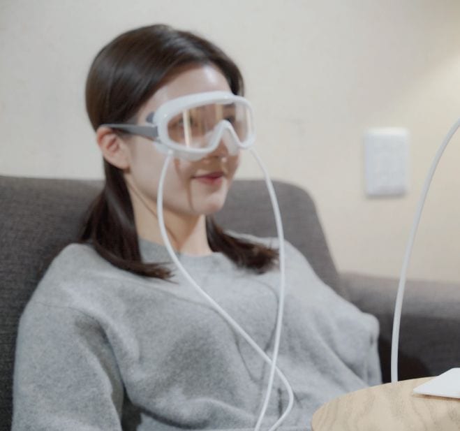 ドクター水素ゴーグル（送料込）｜眼用水素吸入ゴーグル｜ドクター水素ボトル対応｜目に装着して水素ガスを届ける美容・健康サポート機器