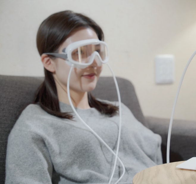 ドクター水素ゴーグル（送料込）｜眼用水素吸入ゴーグル｜ドクター水素ボトル対応｜目に装着して水素ガスを届ける美容・健康サポート機器