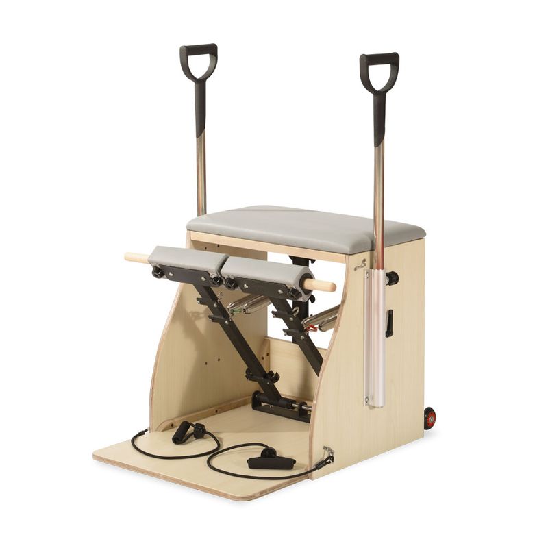 ピラティスマシン PLT-004｜ワンダーチェア｜コンパクト設計で30種類以上のワークに対応｜下半身強化・バランストレーニングに最適｜小スペース対応マシン