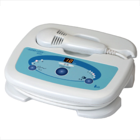 スーパーライザー mini｜低侵襲赤外線治療器｜600～1,600nmの深達性の高い近赤外線を1,800mWでスポット照射｜家庭用・部位対応型光温熱ケア機器