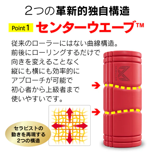 Recovery Care Roller（リカバリーケアローラー）｜ミューラー公式代理店 筋膜リリース＆全身セルフケアに最適なフォームローラー｜トリガーポイント・筋肉ほぐし・血行促進・運動前後のケア・軽量＆携帯型