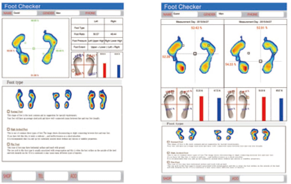 フットチェッカー Foot Checker｜足底圧と重心バランスをリアルタイム表示・姿勢改善・転倒予防に貢献するコンパクト足圧測定器【介護・フィットネス・リハビリ施設で活躍】