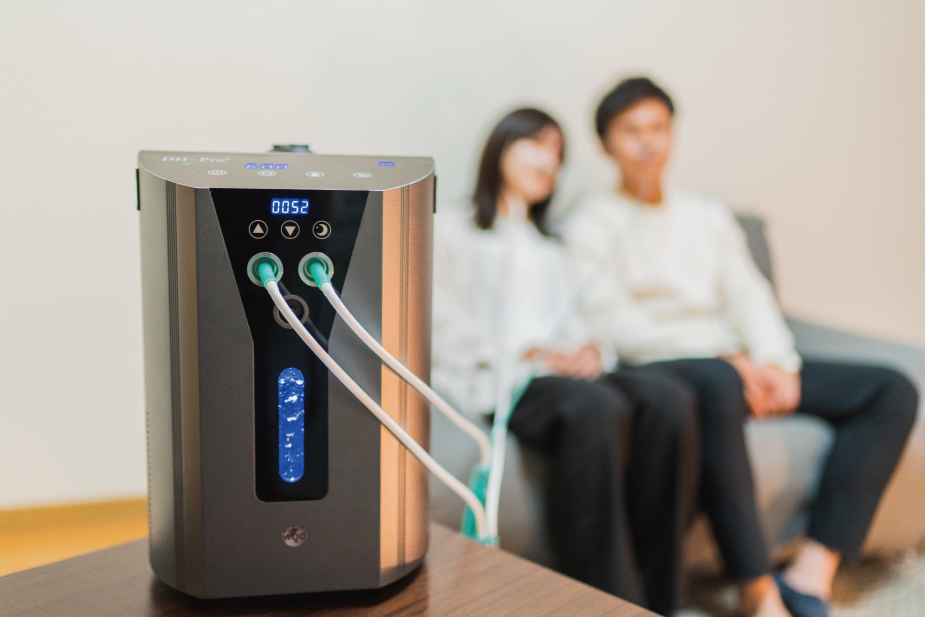 業務用DH-Pro　高濃度水素生成器 × 酸素併用可｜99%水素・最大600ml/min｜2人同時吸入・目用ゴーグル対応・ナイトモード搭載