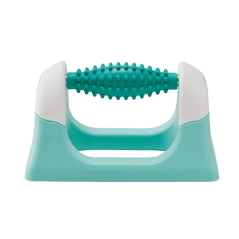 足裏から太もも・お尻まで全身リフレッシュできる！突起付き回転ヘッドでしっかりほぐす床置きローラー｜Sole Roller ソールローラー BT-2052【コロコロ簡単セルフケア・Made in Taiwan】