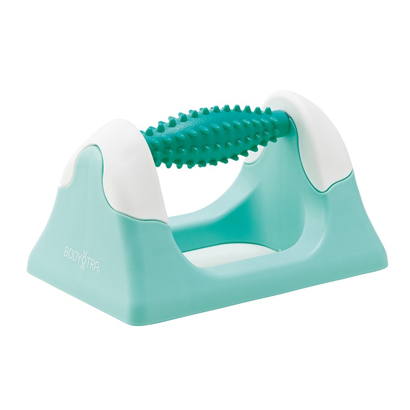 足裏から太もも・お尻まで全身リフレッシュできる！突起付き回転ヘッドでしっかりほぐす床置きローラー｜Sole Roller ソールローラー BT-2052【コロコロ簡単セルフケア・Made in Taiwan】